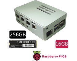 Raspberry Pi 5 16GB met NVMe SSD en Raspberry Pi OS