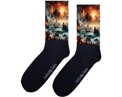 Luckyday Socks - Unisex sokken - Vikking - cadeau sokken - Maat 37-44
