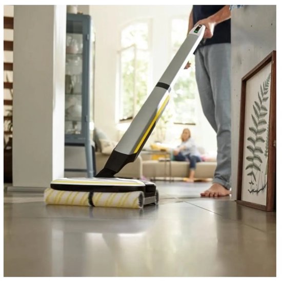 Kärcher FC 7 Cordless Vloerreiniger - Lithium-ion - Looptijd accu 45 min - 175 m² per acculading