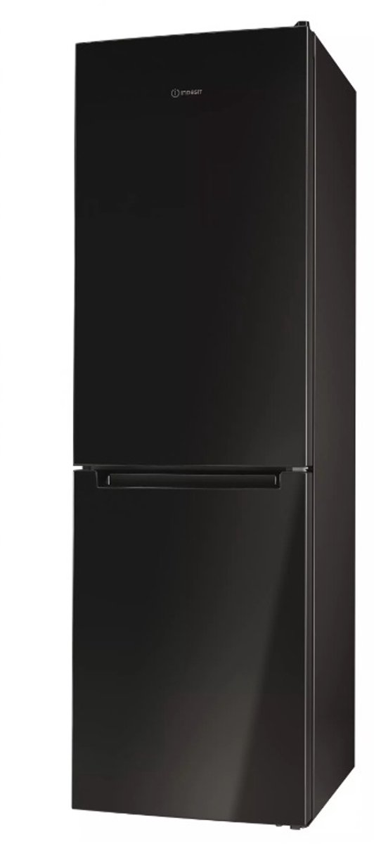 Indesit koelvriescombinatie LI8 S2E K (Zwart)