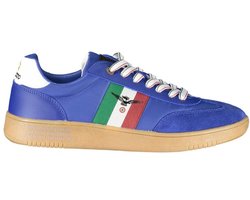 Striped Italian Sneakers - Blue