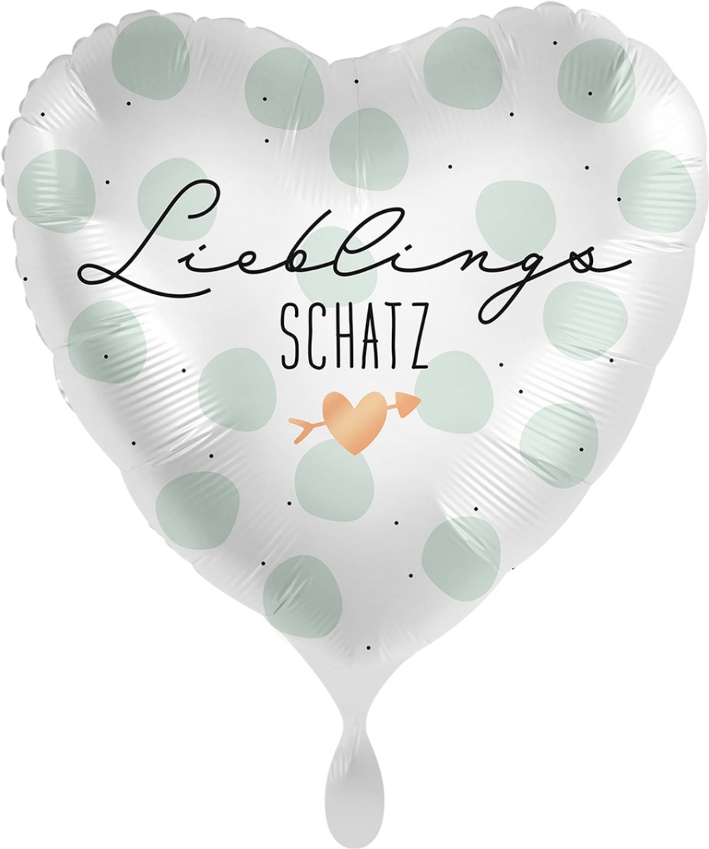 Premioloon Lieblings Schatz duitse Folie Ballon 43cm