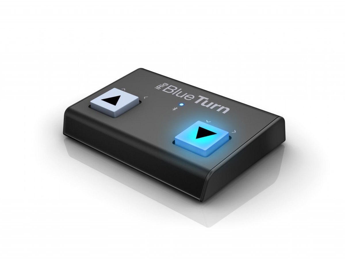 IK Multimedia iRig Blue Turn – Draadloos Bluetooth Voetpedaal