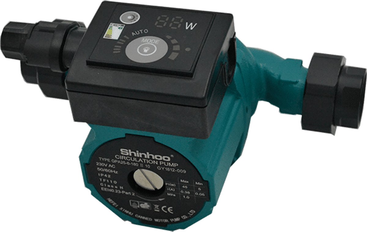 Shinhoo | CV Circulatiepomp | GPA25-6 180 mm 1½"