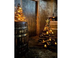 Barrel Whiskyvat Kast "Lowland" / Whiskykast / Uniek Meubel van Authentiek Schots Whiskyvat (190L)