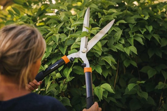 Hedge Trimmer for Trimming and Shaping Hedges and Shrubs Length: 59 cm Hardened Steel/Plastic Black/Orange Solid HS21 1026827 van Merkloos	 — afbeelding 4