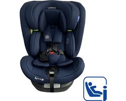 LUVION® Aegis 360° Autostoel Royal Midnight Blue - i-Size ISOFIX - 40–150cm Autozitje Groep 0 1 2 3 - Blauw