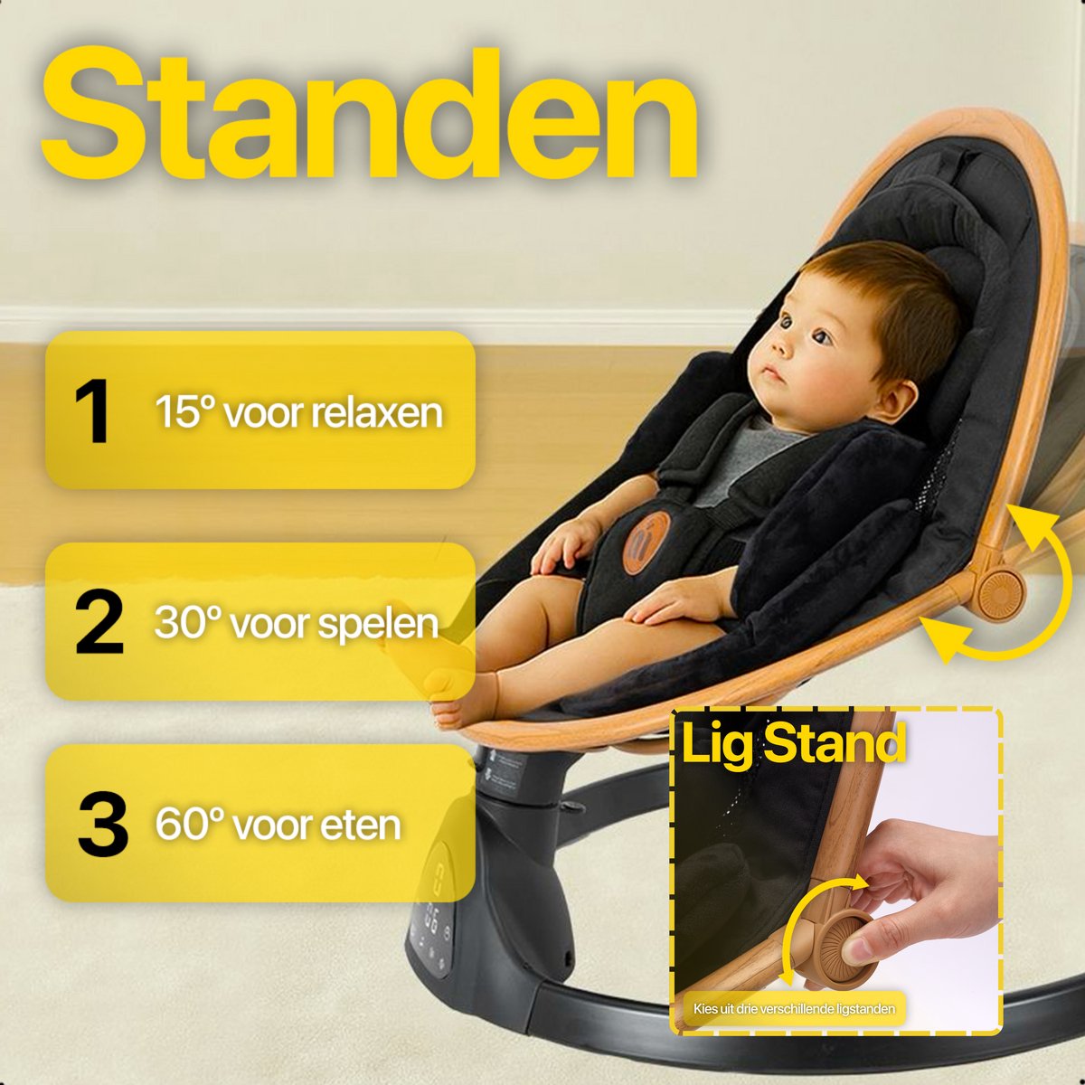 MATTI® - Elektrische Babyschommel thumbnail 2