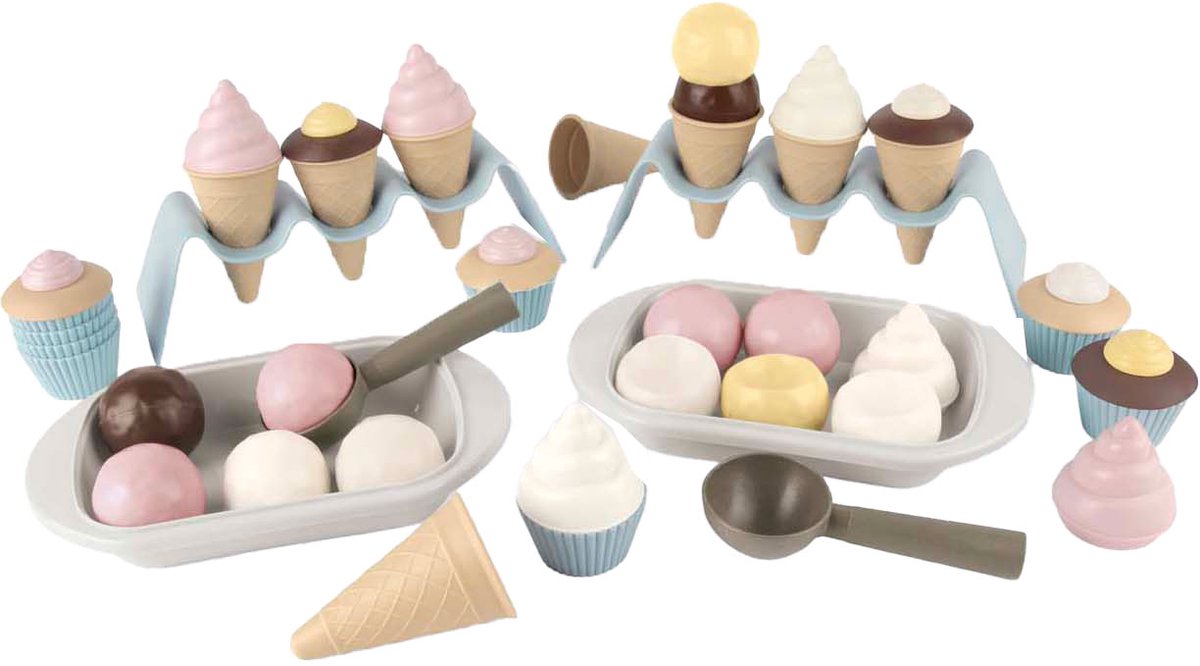 Dantoy - Cupcake- & IJssalon Speelset – 56-delig