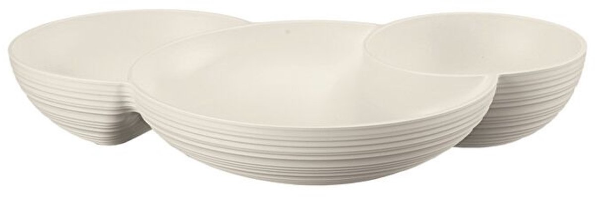 Guzzini Tierra Hors d抩euvre schaal melkwit - 295x214x52mm