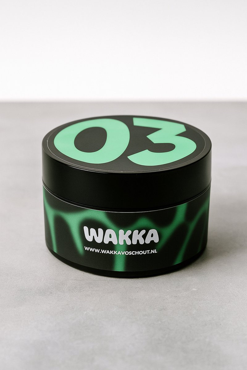 WAKKA 0.3 Styling Clay – Matte Finish & Sterke Hold – 100 ml – Voor Textuur & Volume – Zonder Glans
