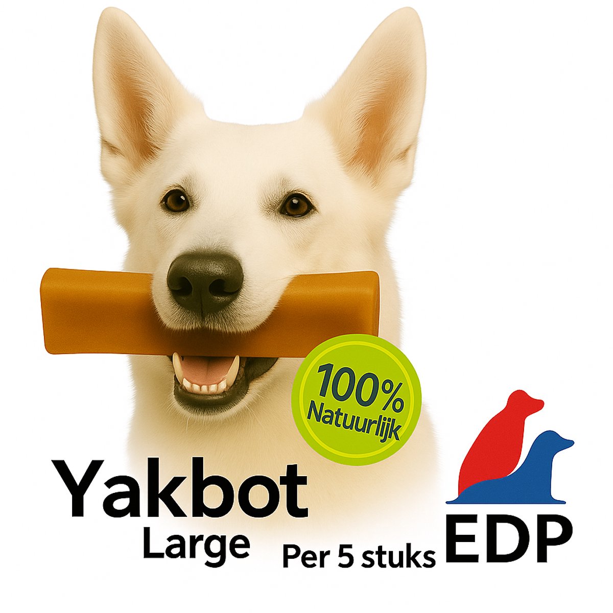 EDP Yakbot - Hond - Kluif - Large - Himalayan - Glutenvrij - 5 Stuks