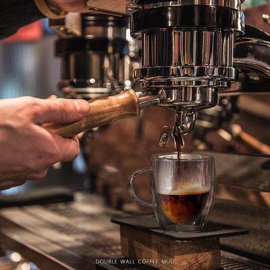 Dubbelwandige Koffie Glazen Met Oor