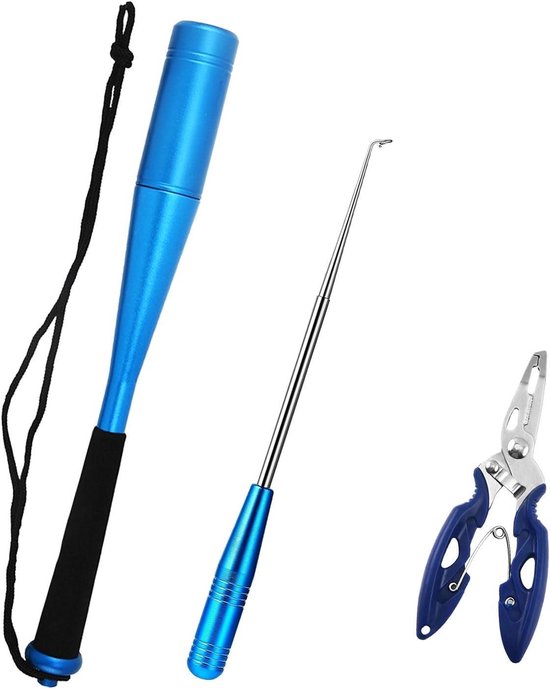 QINGYIWL 3 Sets Visse Visdoder, Aluminium Visdoder met Vistang en Onthaaktang Vissen, Vis Doodmaker, Visverdover voor Beginners Outdoor QINGYIWL 3 Sets Visse Visdoder, Aluminium Visdoder met Vistang en Onthaaktang Vissen, Vis Doodmaker, Visverdover voor Beginners Outdoor