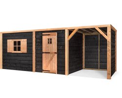 Voldux Volente Jan Tuinberging | Douglas hout met overkapping | Onderhoudsvrij | Schuur |