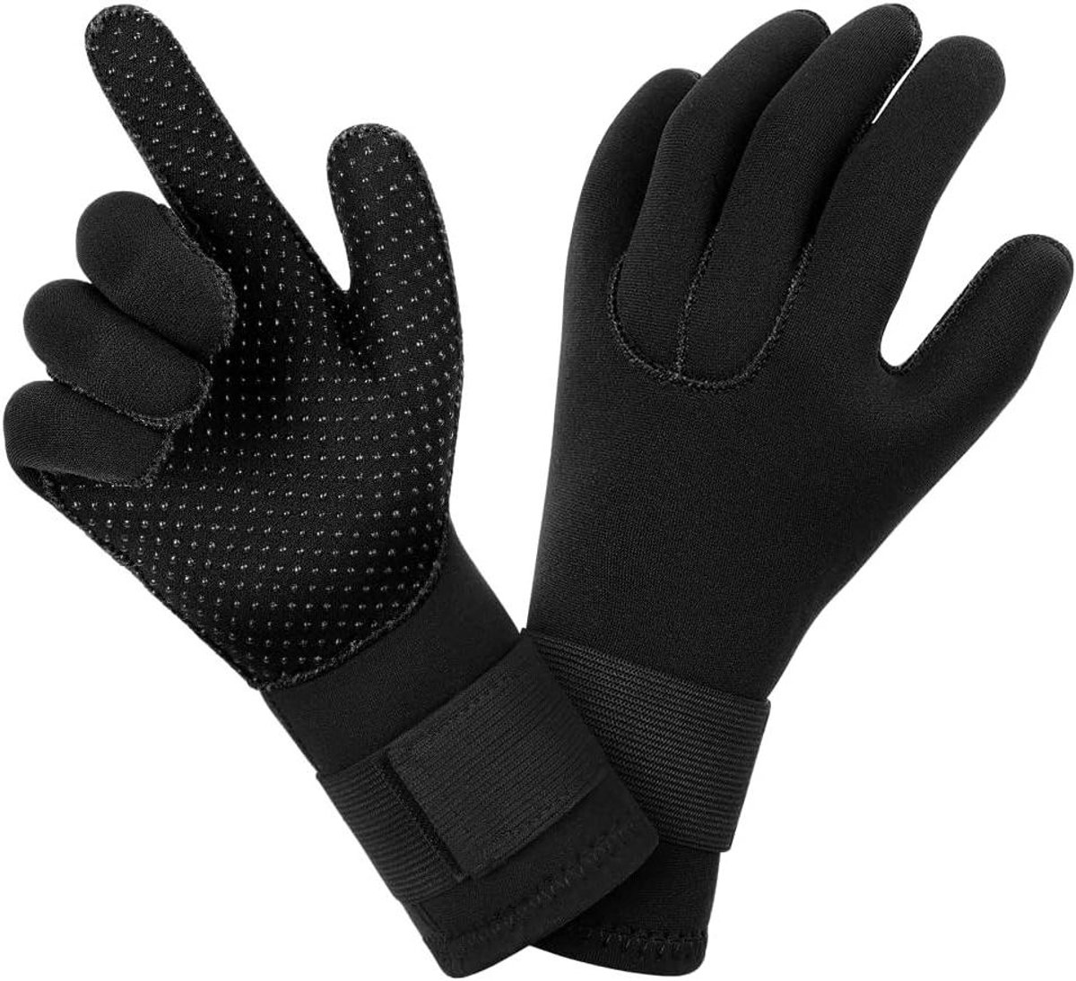 Allecto Plus - Neopreen Duikhandschoenen Met Vijf Vingers voor Volwassenen - Warm en Geschikt voor Zwemmen in Open Water