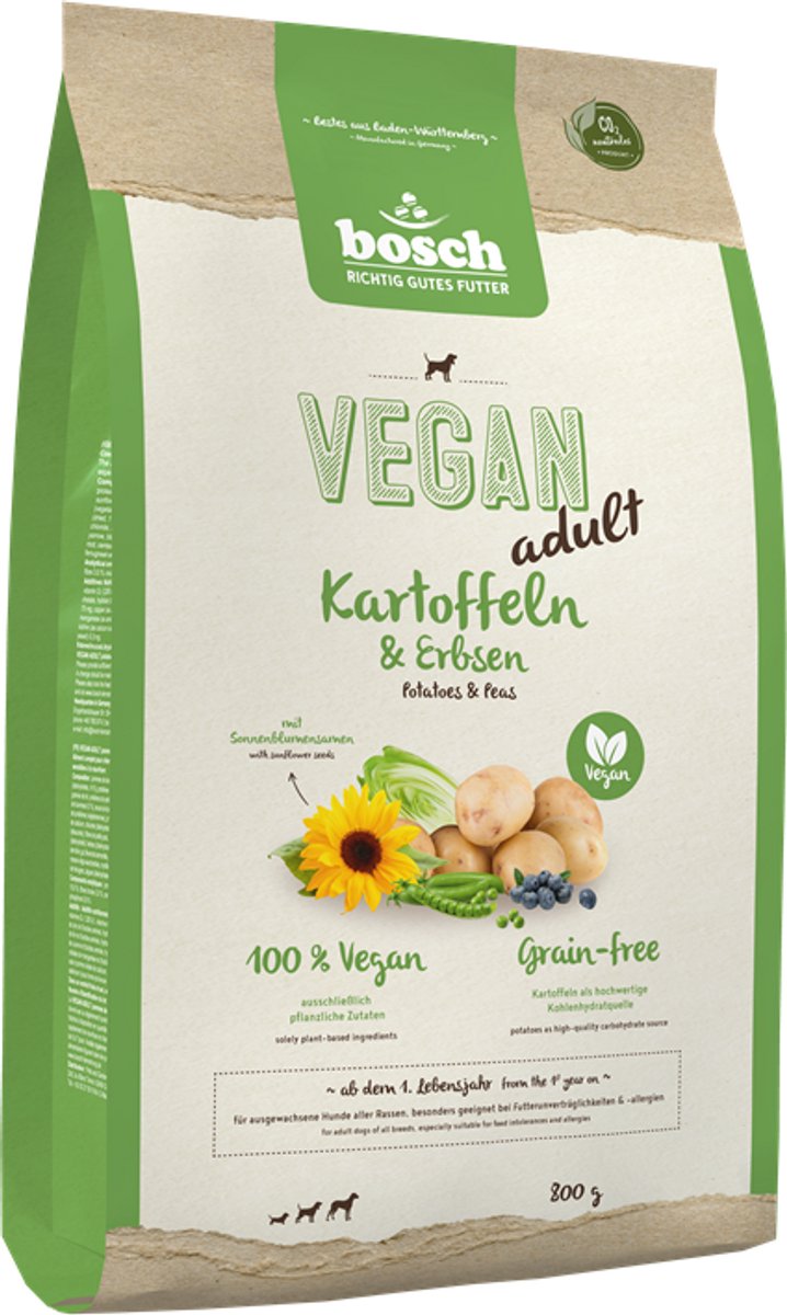 Bosch Bosch HPC Vegan Adult Aardappel & Erwten - 800g