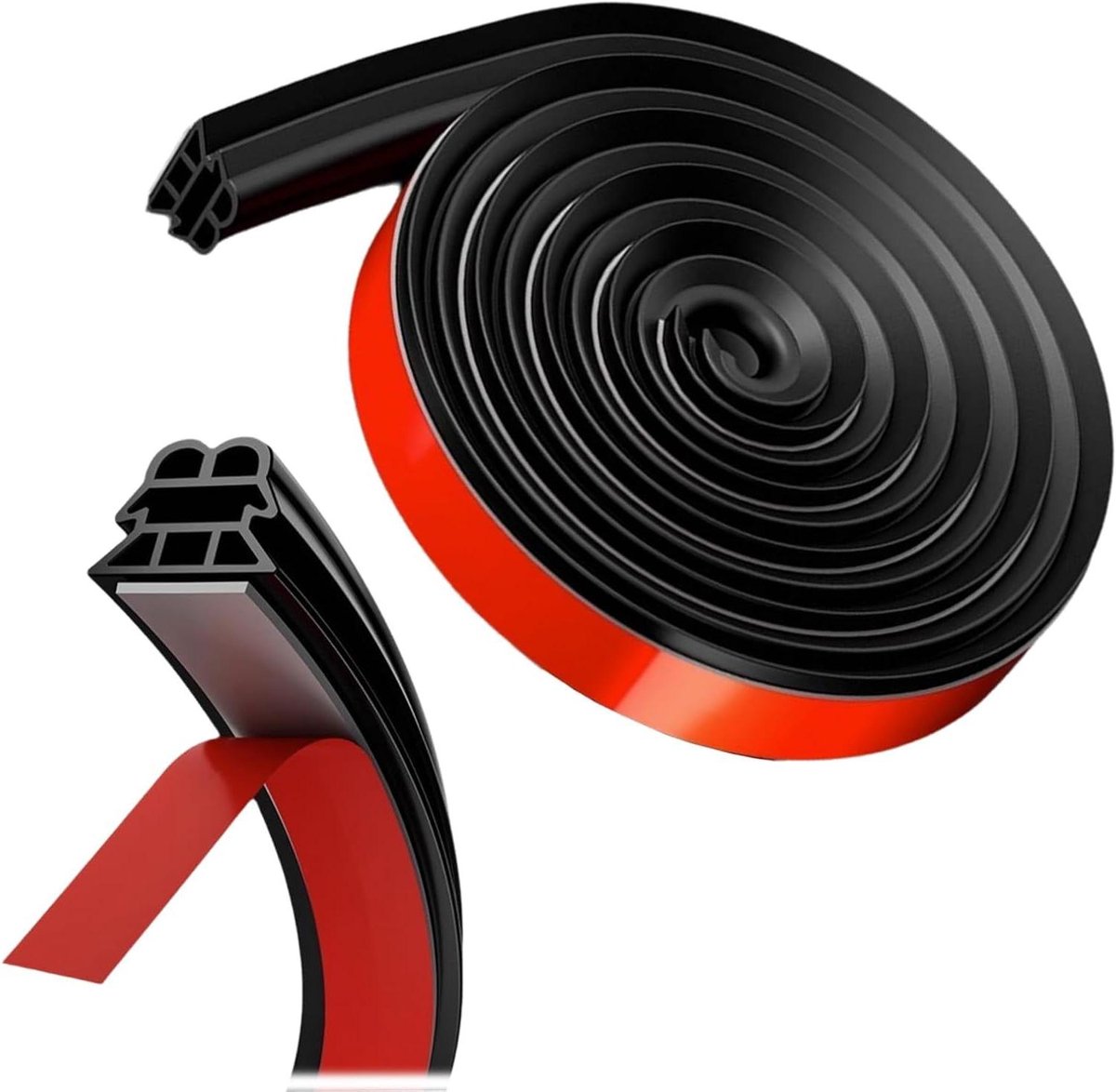 PVC/EPDM Dichtungsprofil 1,0-3,5 mm schwarz – Flexibel und robust für viele Anwendungen