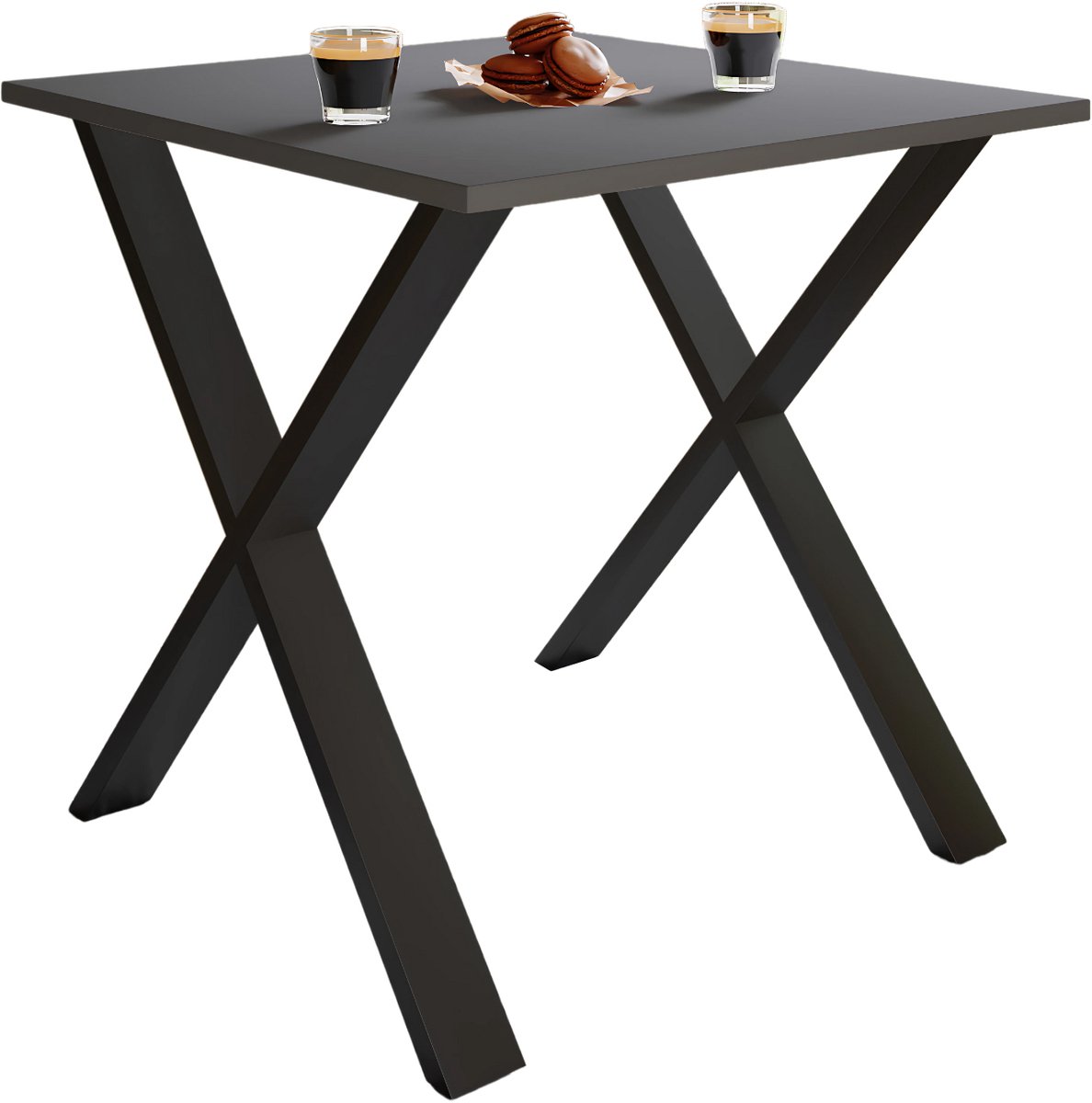 Premium houten eettafel Keukentafel Eettafel Tafel Xona X Zilver