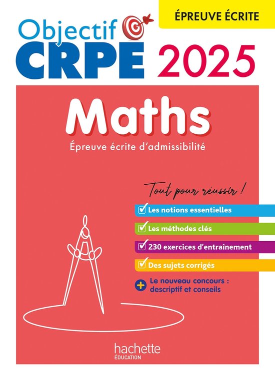 Objectif CRPE 2025 - Maths - épreuve écrite d'admissibilit ... - cover