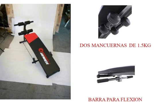 QualyLiving Fitness Halterbank - Fitnessbank - Bench Press Bank