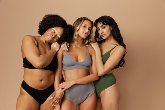 Culotte menstruelle Snuggs (pour règles abondantes) Zwart - Taille M