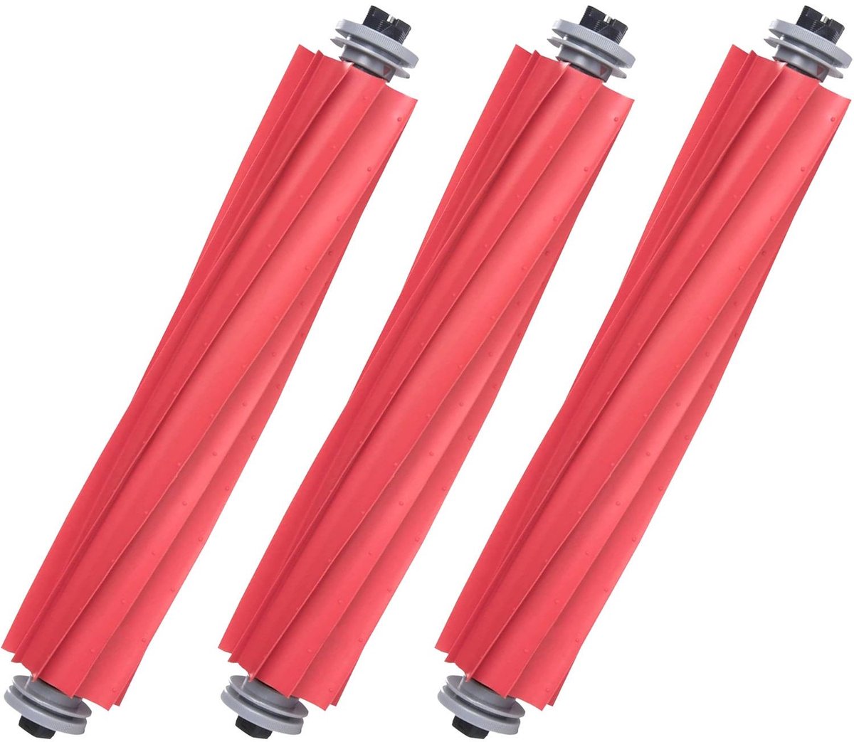 Plus.Parts Roborock S7, Q5, Q7, Qrevo en QV Serie Hoofdborstelset (3 Stuks, Plus.Parts® alternatief voor 8.02.0079) Overig