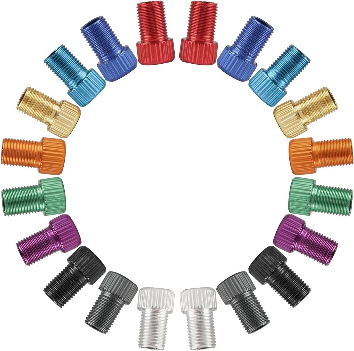 Presta naar Schrader Fietspomp Adapter - Converteer Ventiel - Fiets Bandenpomp Accessoire