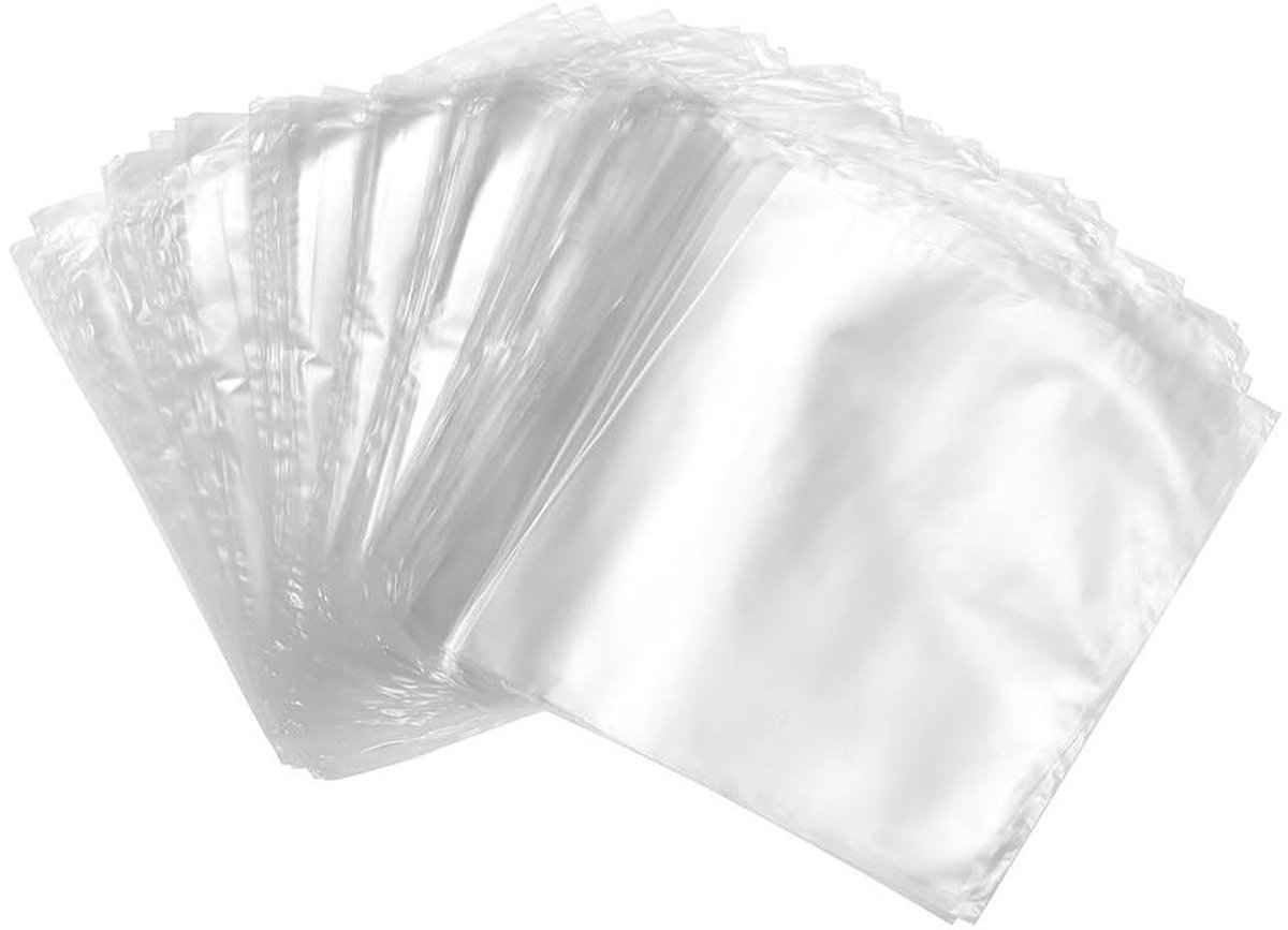 Allecto Plus - 100 stuks Waterdichte Krimpfolie Wrap Zakken voor Bad Bommen - DIY Ambachten - Maat 1