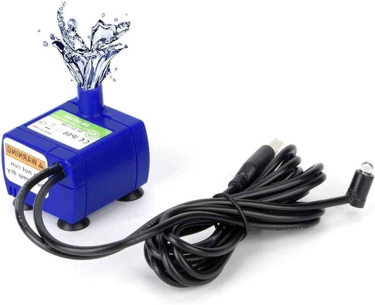 Allecto Plus - Ultrastille waterpomp voor vijver en aquarium - Dompelpomp fonteinpomp