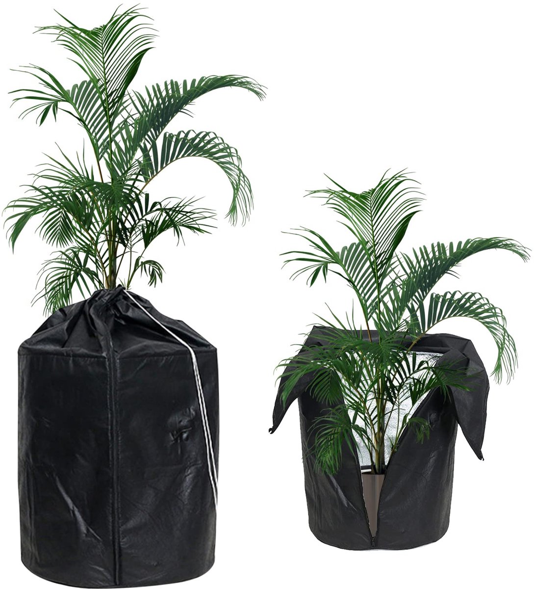 Ibenzoa® Thermische Beschermhoezen voor Planten - Herbruikbare Vorstbescherming voor Potplanten, 45 x 50 cm, Set van 2