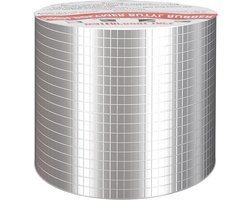 Inovra Plus - Waterdichte plakband voor daklekkage en oppervlaktescheuren - 5 meter x 10 centimeter x 1 mm - Duurzame afdichtingstape met butylrubber en aluminiumfolie