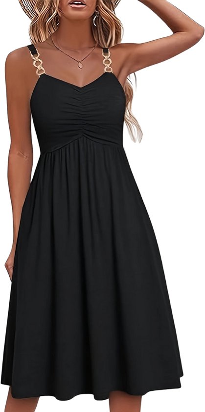 Robe d'été Bovista pour femme - Robe Robes d'été - Adulte - Style Ibiza - Taille L