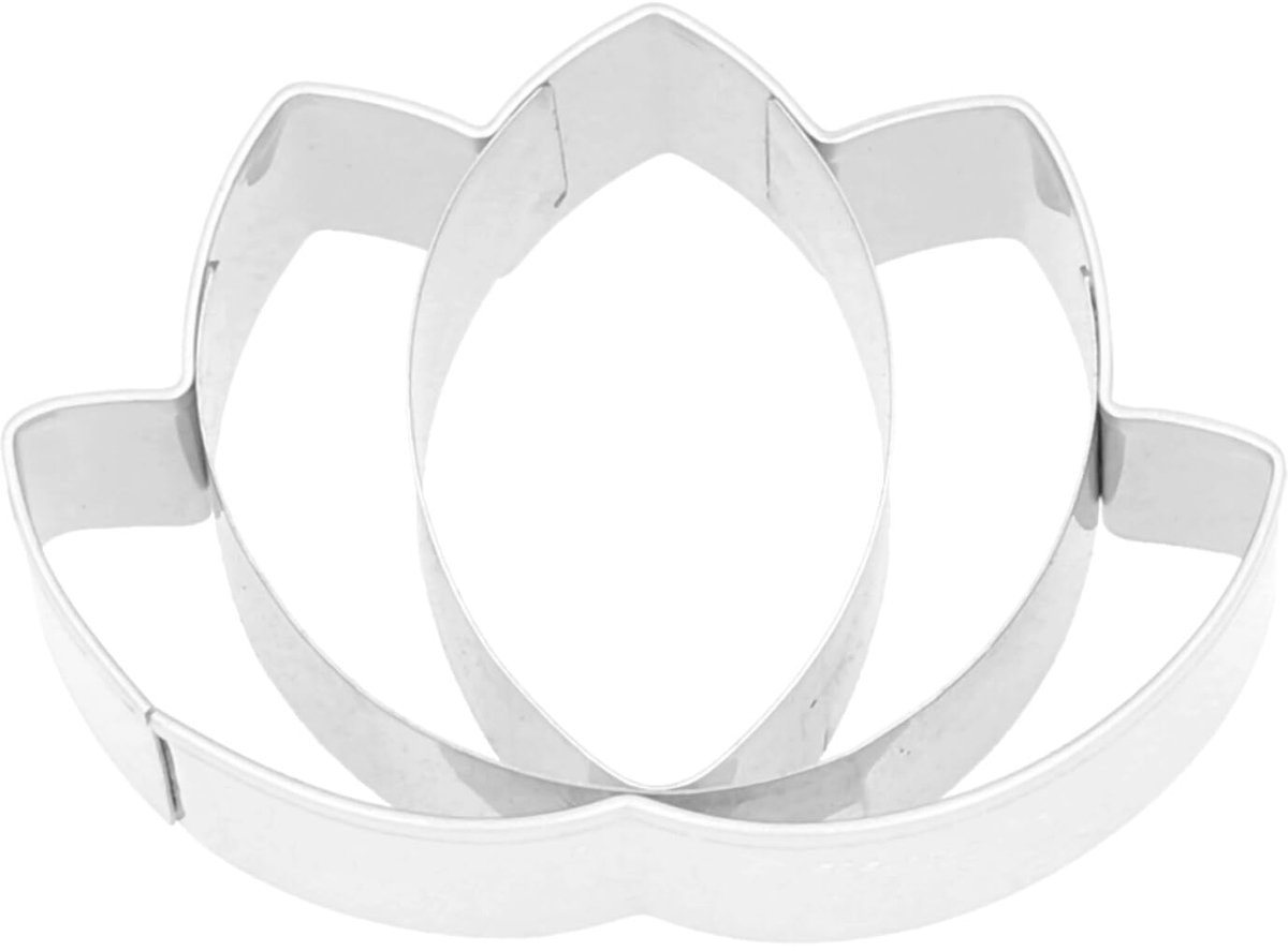 RBV Birkmann, Ausstechform Lotusblume, Edelstahl, 2,5×6×4 cm, 189409