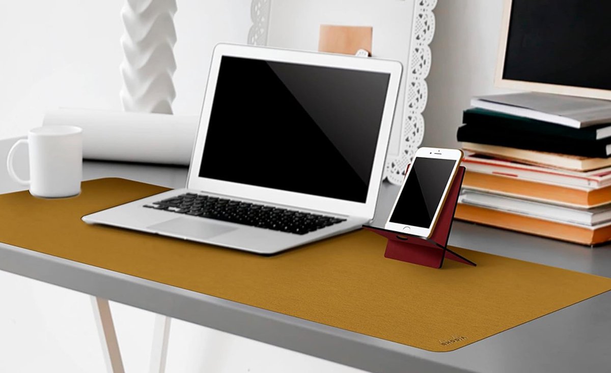 Rhodia smartphone-houder in saliekleur