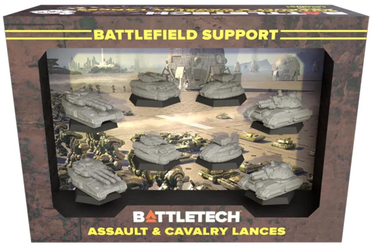 BattleTech: Battlefield Support Assault & Cavalry - Miniatures - Catalyst Game Labs