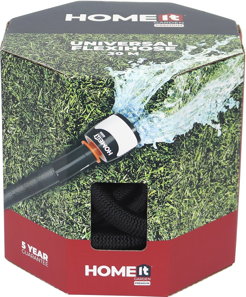 HOME It universele flexibele tuinslang met koppeling 30 meter thumbnail 4