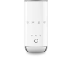 SMEG MFF02WHEU Melkopschuimer - Elektrische Melkopschuimer - 500W - Warm & Koud Melkschuim - 180 ml - Keramische Antiaanbaklaag - '50s Style - Wit