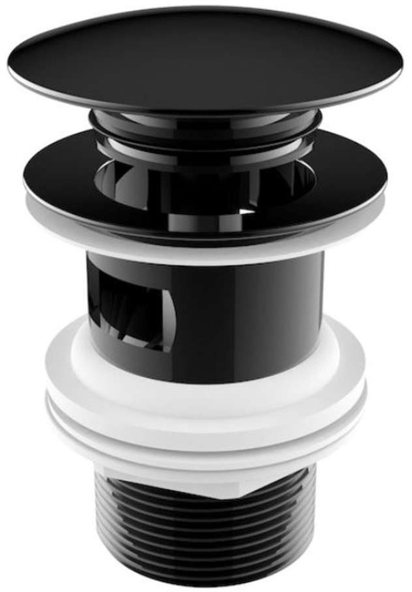 Jika Mio Style - Afvoerplug, Click-Clack, mat zwart H3702F97161031
