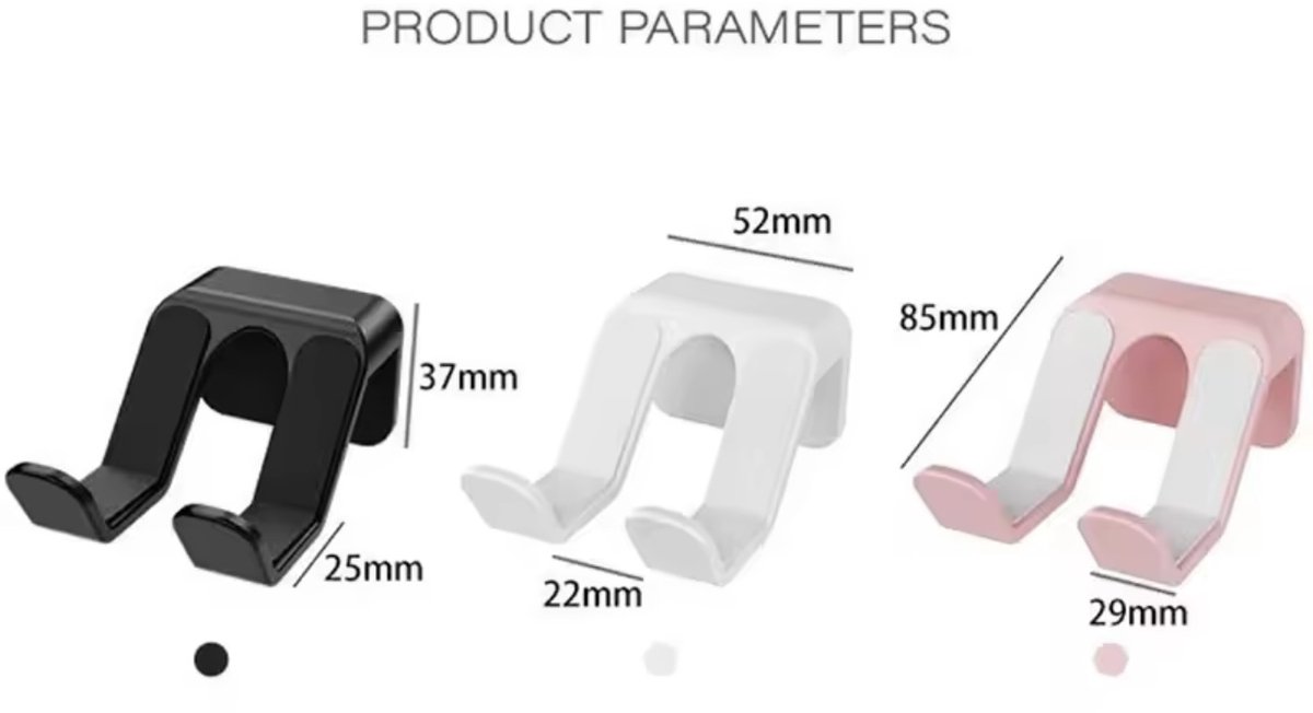 Universele Game Controller Houder – 2 Stuks – Zwart – Oplaadbaar & Zelfklevend - H1.3 – foto 7