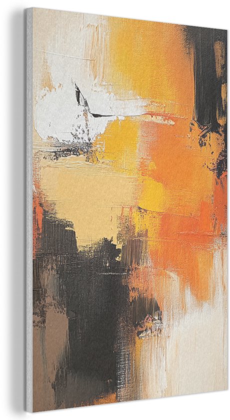 Akoestisch Schilderij Een veer van de Pauw Vierkant Pro S (50 X 50 CM) - Akoestisch