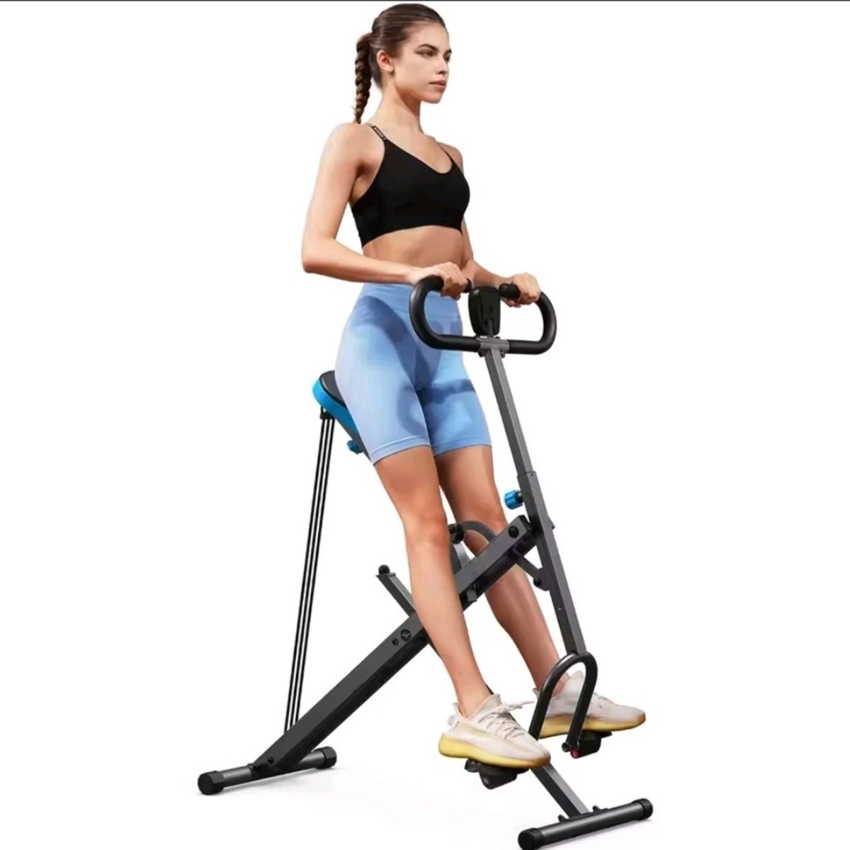 Mila Squat Roeimachine 2-in-1 Inklapbaar Zwart - Mila - €165,00