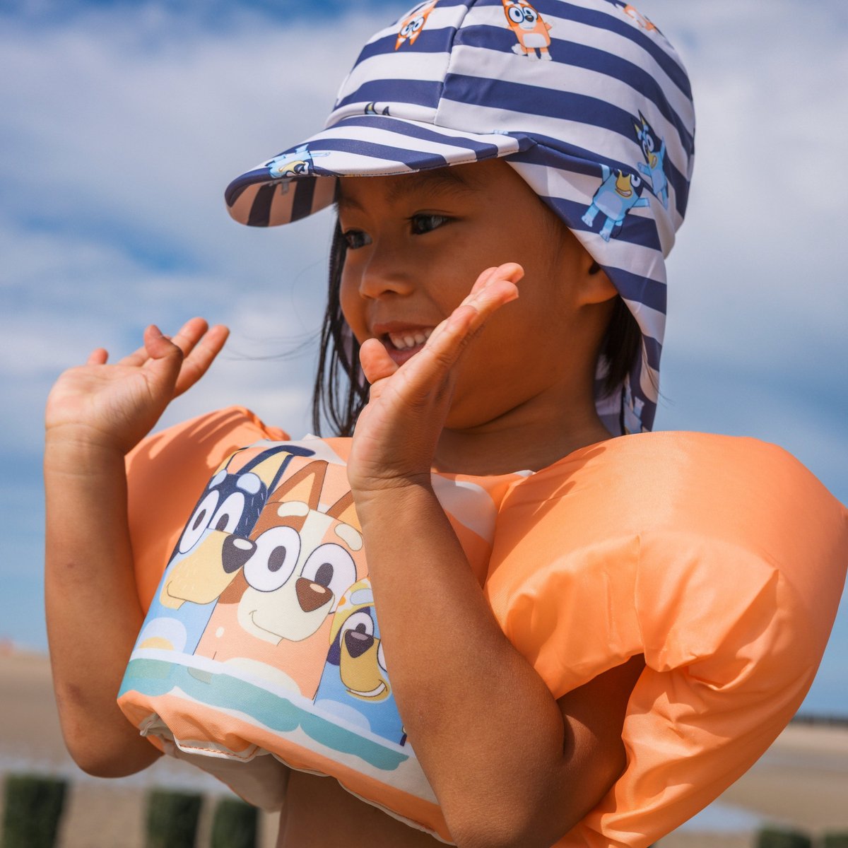 Swim Essentials Puddle Jumper - Oranje - Bluey - 2/6 Jaar — afbeelding 2