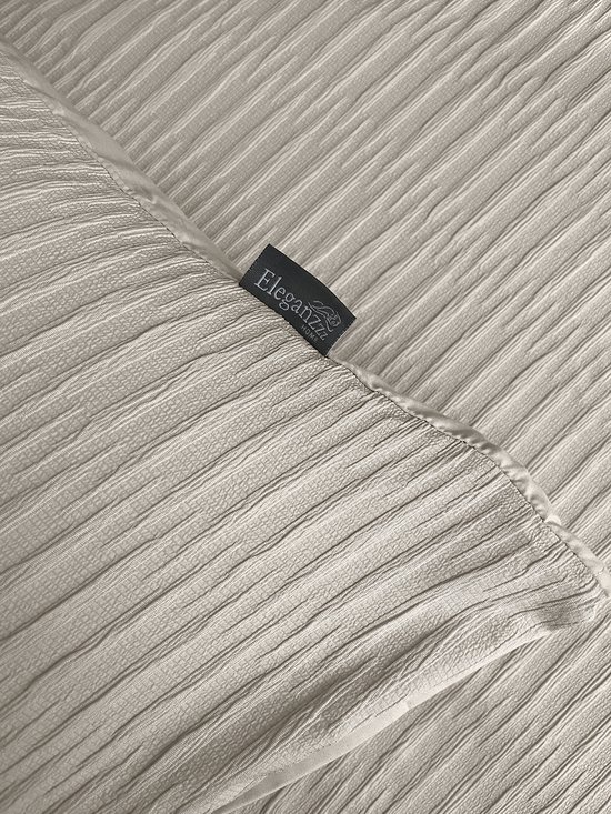 Eleganzzz Dekbedovertrek Serenity Flow - Sandy Beige - Dekbedovertrek 140x200/220cm - Micropercal - Eenpersoons - Dekbedovertrekken - Effen Dekbedovertrek — afbeelding 2