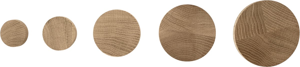 HOME It® Set van 5 pinnen - eikenhout