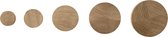 HOME It® Set van 5 pinnen - eikenhout