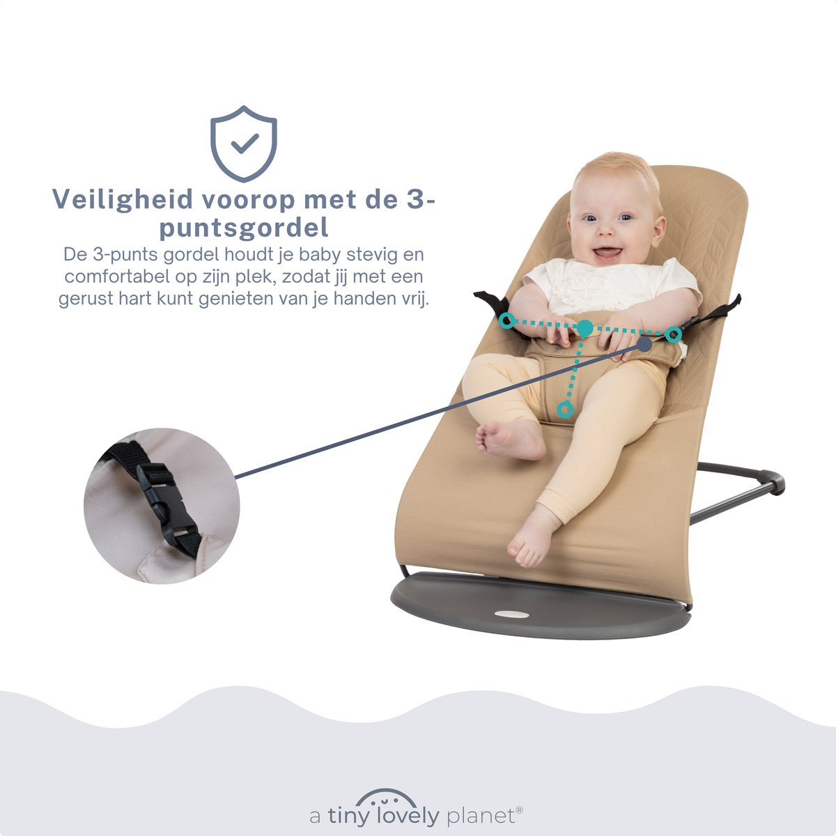 A Tiny Lovely Planet - Verstelbare Babyschommel thumbnail 4