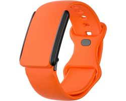 Strap-it Siliconen bandje met druksluiting - geschikt voor de Whoop 4.0 (oranje)