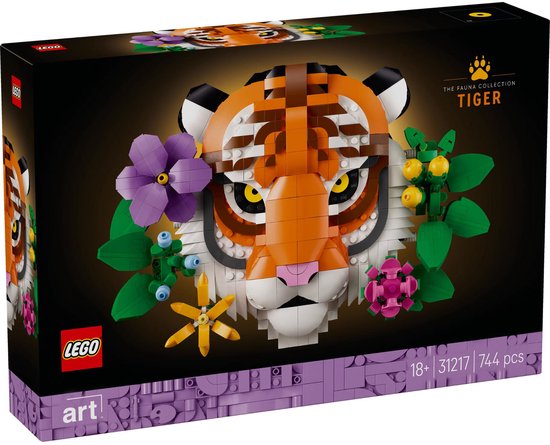 LEGO® Art De Faunacollectie – Tijger - 31217