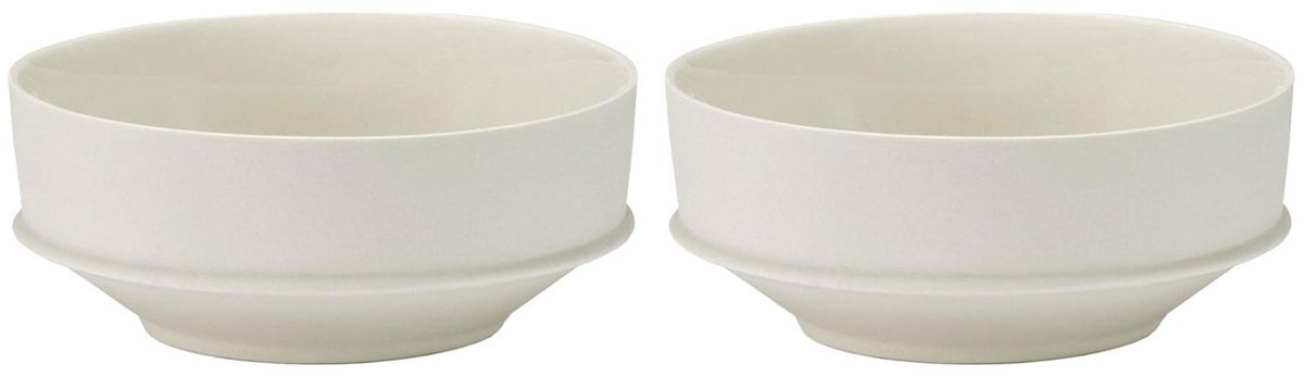 Serax Dune By Kelly Wearstler Kom Ø14,5 Set Van 2 Alabaster